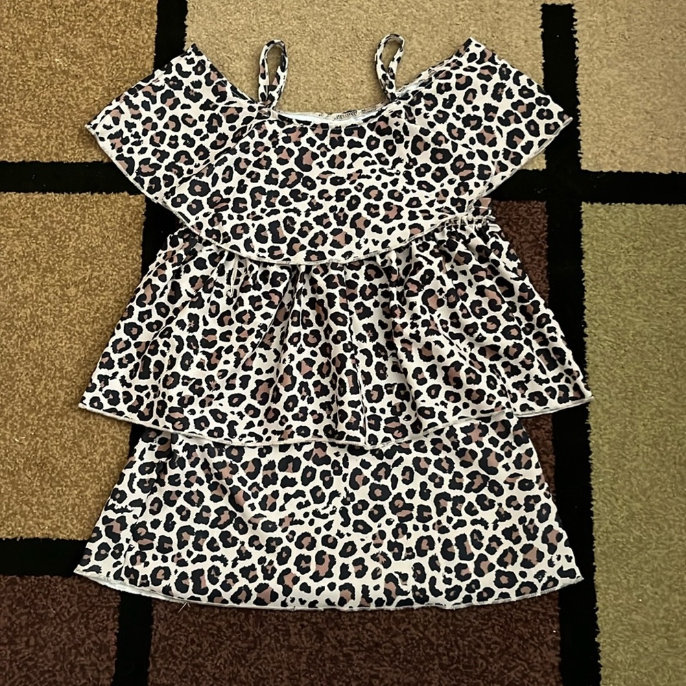 Boutique Style - Girls Cheetah Print Top - Size 3XL (8)